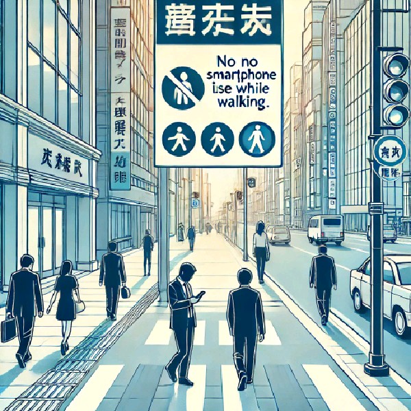 📱 スマホ“ながら歩き”防止条例、名古屋市が全国初の施行へ