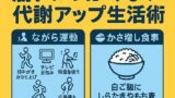 🏃‍♂️時間もお金もかけたくない人向け！「筋トレっぽくない」代謝アップ生活術