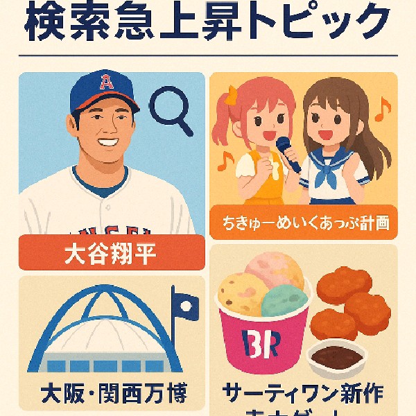 🔍 2025年5月の検索急上昇トピックまとめ｜話題の人物・イベント・社会動向を総チェック