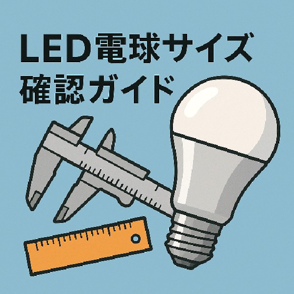 💡LED電球サイズ確認ガイド