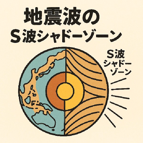 🌍 地震波のS波シャドーゾーンが教える地球内部の秘密