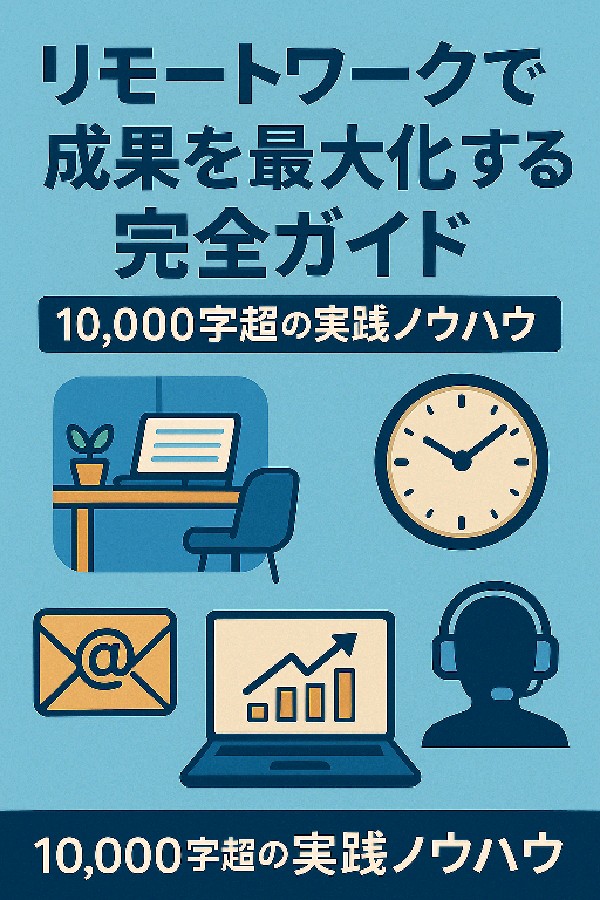 💻 リモートワークで成果を最大化する完全ガイド：10,000字超の実践ノウハウ