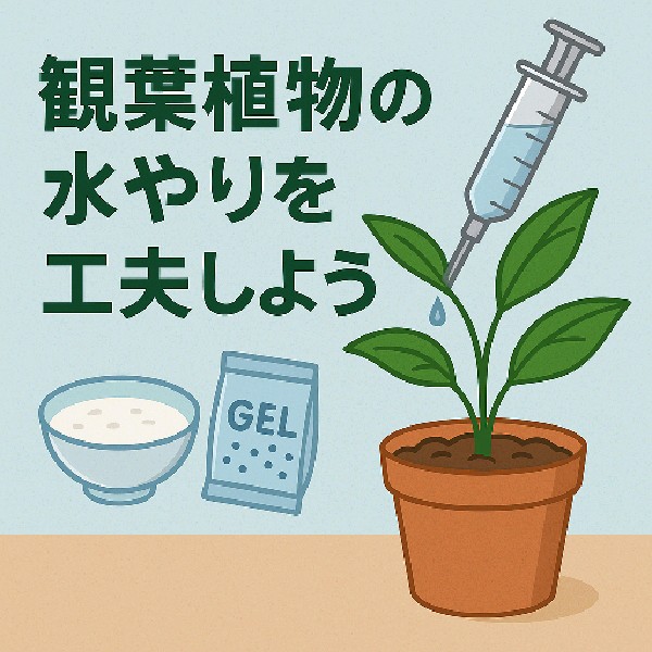 🪴 観葉植物の水やりを工夫しよう！代替案と家庭でできる再利用法