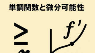 📐 逆関数定理｜単調関数と微分可能性